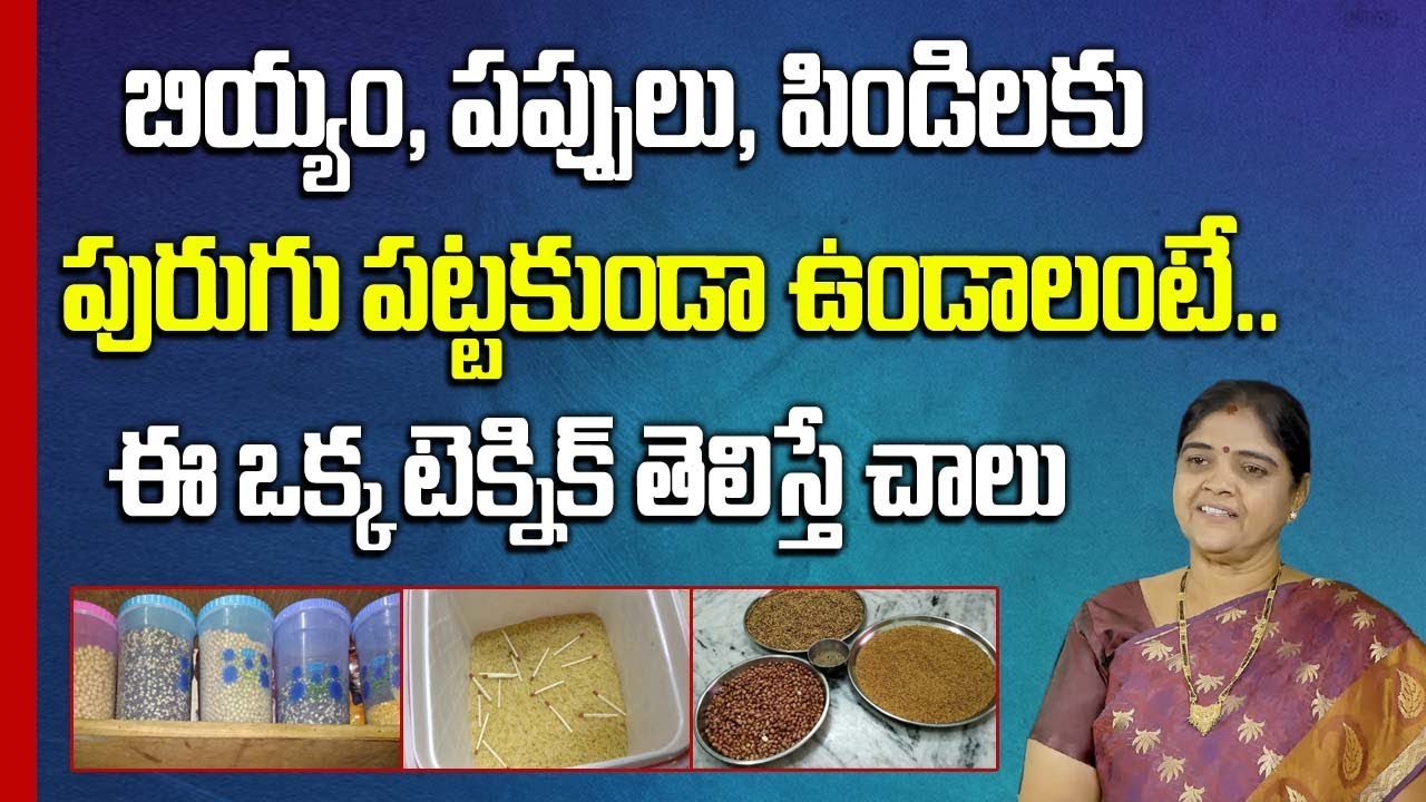 Easy Tips to Store Pulses || How to protect Pulses from Insects || Kalpavalli || SumanTV Mom