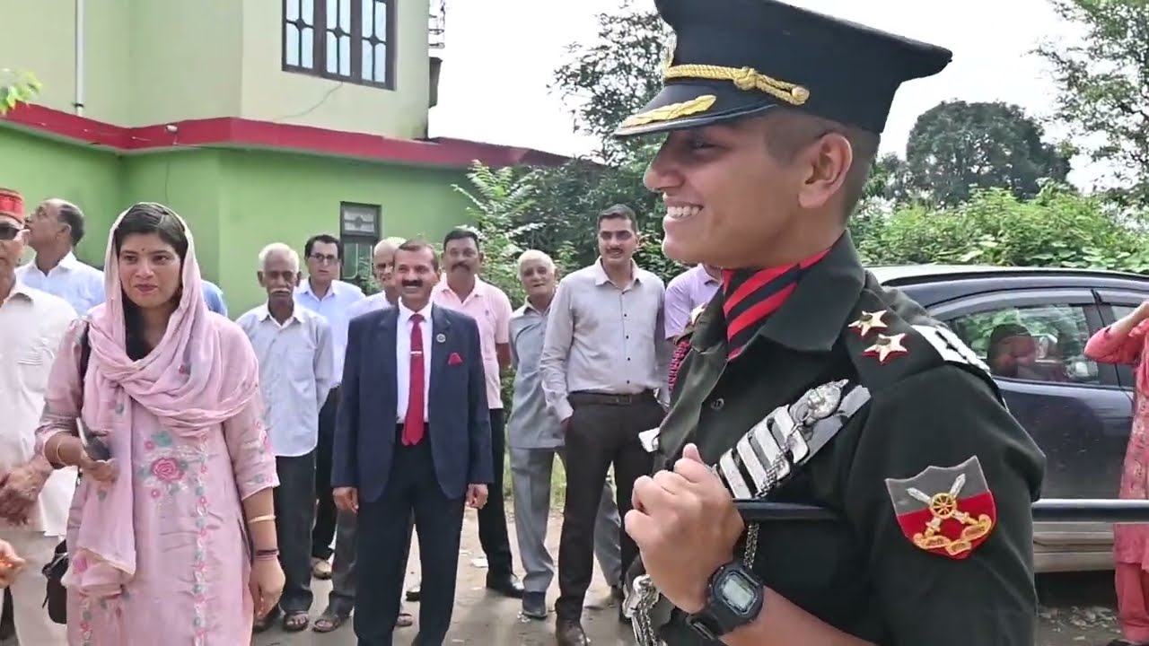 हमीरपुर की वेटी वनी Army Officer # घर आने पर किया स्वागत  # हिमाचल प्रदेश #