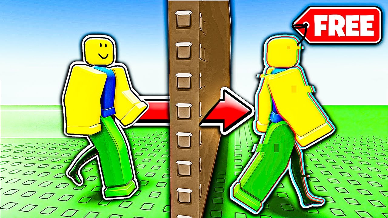 Как пройти сквозь стены в любой игре ROBLOX (бесплатно)