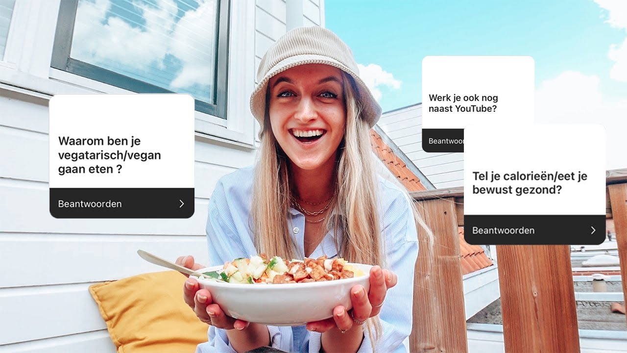 wat ik eet op een dag (vegan) + Q&A