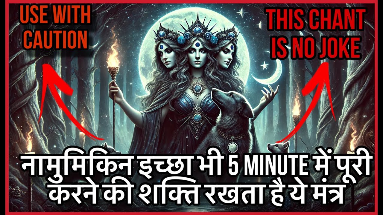 Think of any wish and listen, whatever you think will come true 5 Minute Manifestation Goddess He...