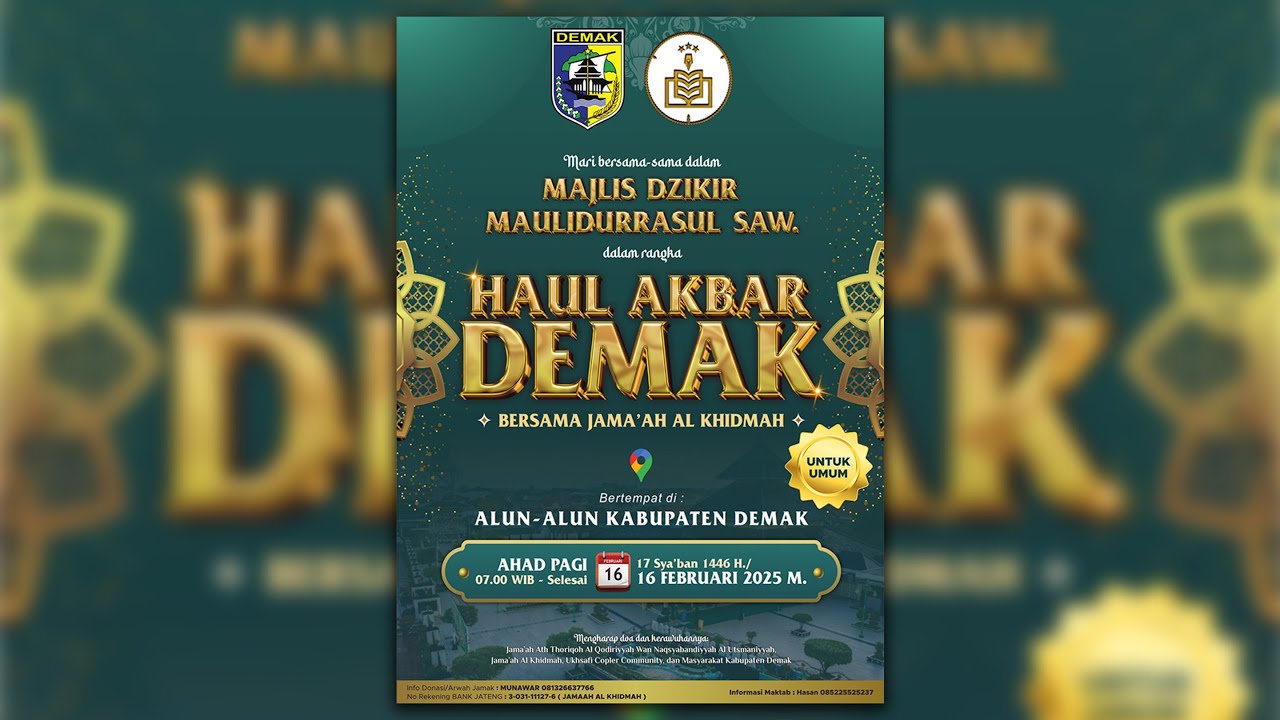 🔴LIVE STREAMING HAUL AKBAR KABUPATEN DEMAK JAWA TENGAH 2025.