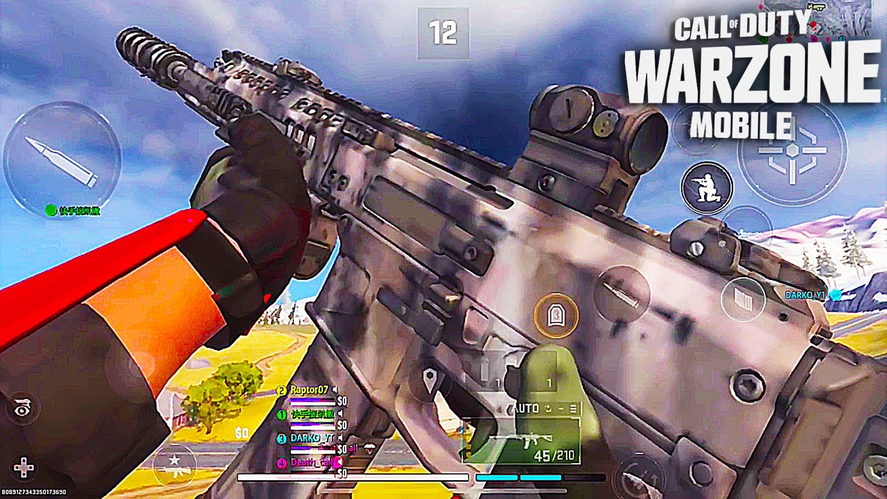 ISO HEMLOCK - WARZONE MOBILE SUPER SMOOTH GYRO GAMEPLAY ON IPAD MINI 6