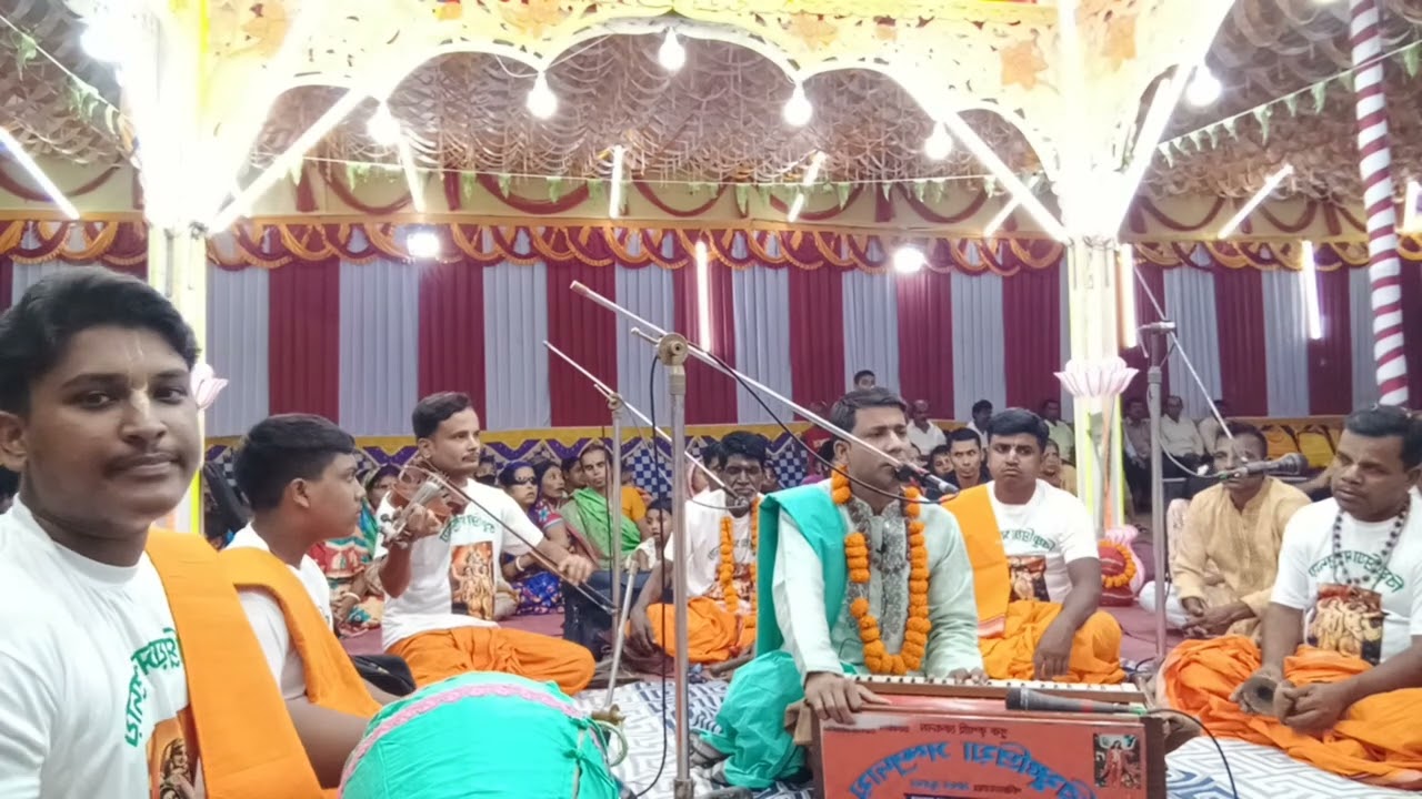 ২০২৫ সালের প্রথম অধিবাস কীর্তন, নলুয়া, মনোহরদী,নরসিংদী।  মাধব সূত্র ধর।  ০১৬৮৩৮৫৯৪৮৮