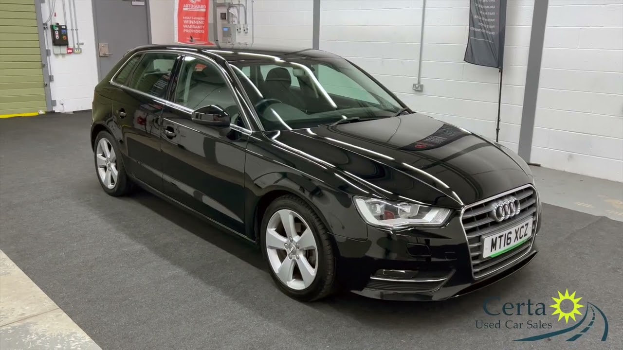 2016 Audi A3 Sport Nav 1.6L TDI Diesel Manual 5dr