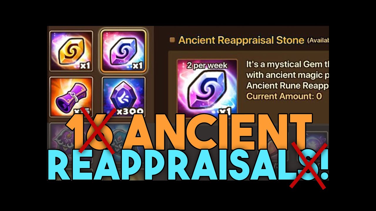 ONE AND DONE ANCIENT RUNE REAPPRAISAL!  1 Ancient Reapp makes for an Easy Upgrade in Summoners War!?