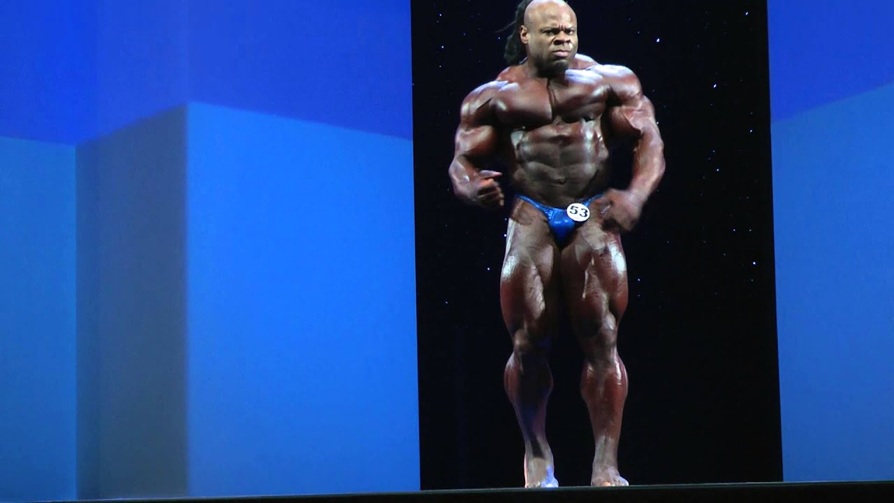 Kai Greene Posing at Arnold Classic Europe Pro 2013