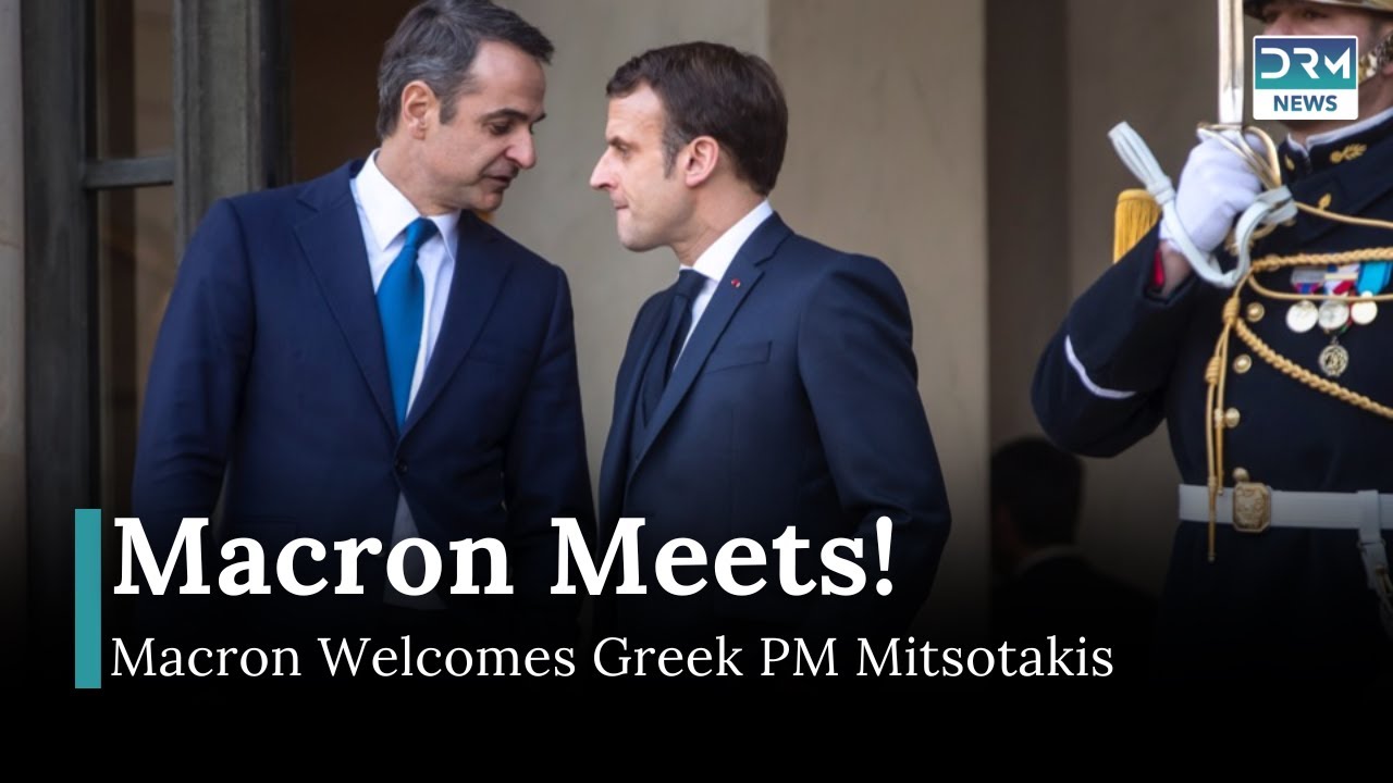 Macron Hosts Greek PM Mitsotakis for Talks at AI Summit in Paris | DRM News | AC1Z