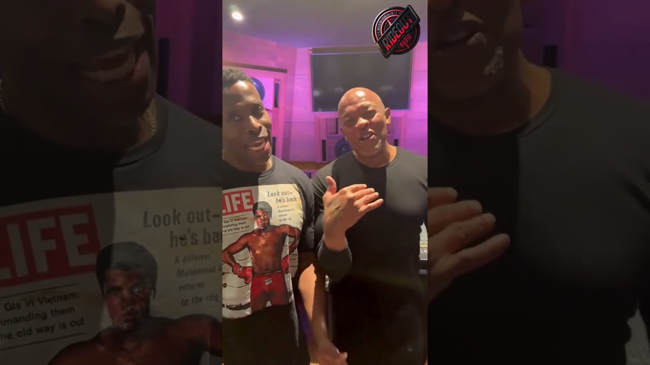 TRUMP GIVES DR. DRE HIS FLOWERS FOR BEING ONE OF THE BEST PRODUCERS!!!