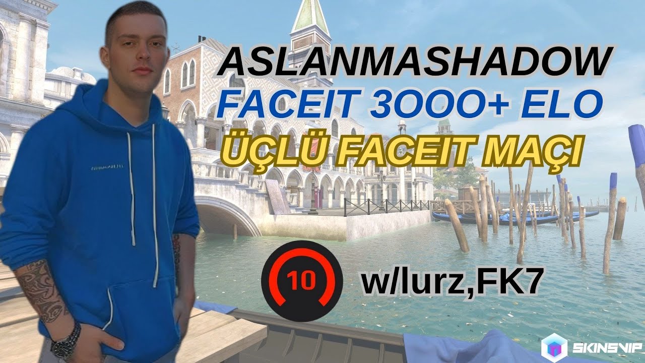 ASLANMASHADOW ÜÇLÜ FACEIT MAÇI | FACEIT 3000+ ELO | CS2 DUST 2
