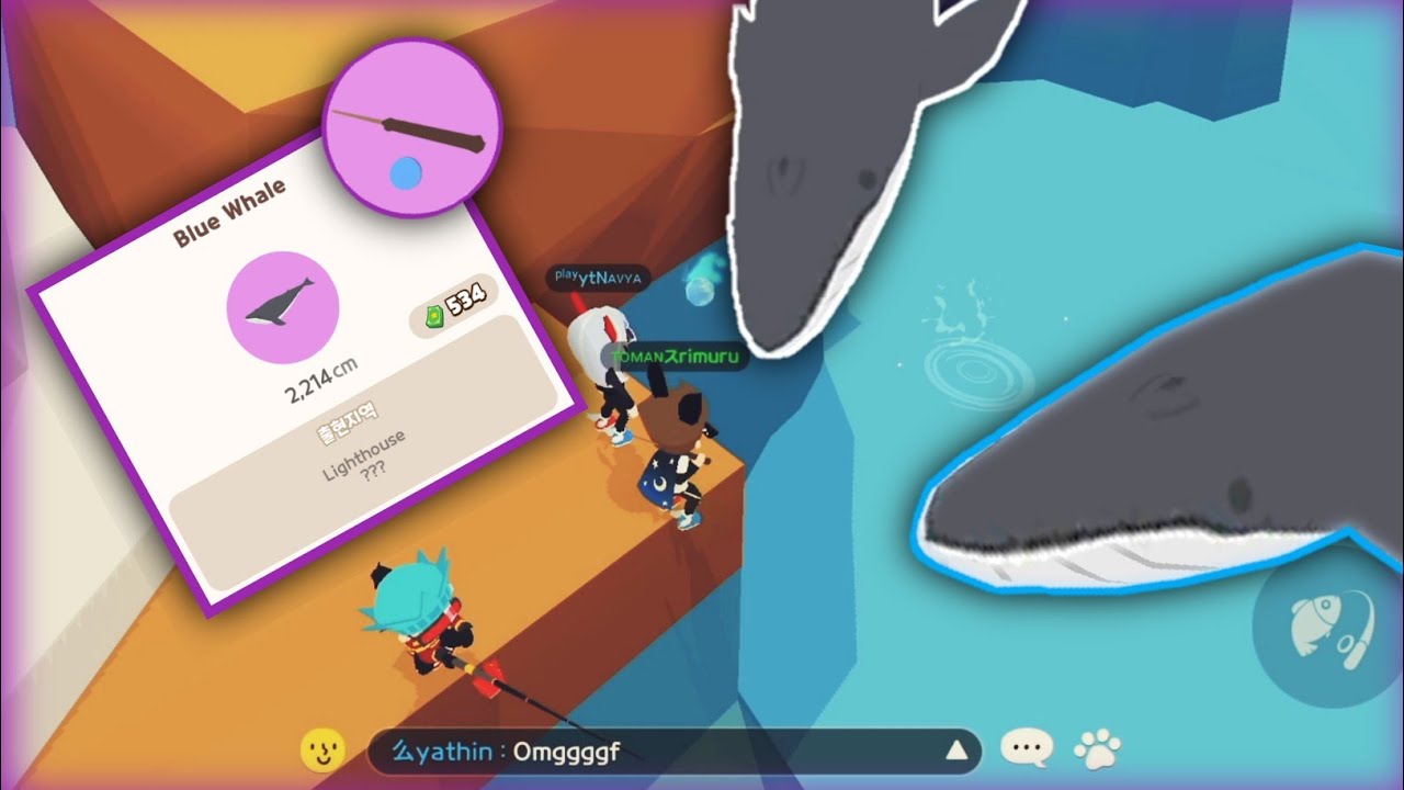 Getting big fishes in PLAY TOGETHER | *Blue Whale and more* 🐳🎣🖤