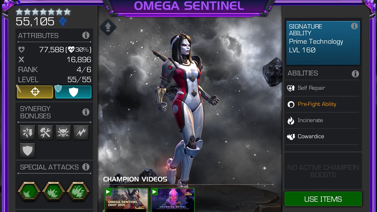 7 Star Rank 4 Omega Sentinel vs ROL Winter Soldier