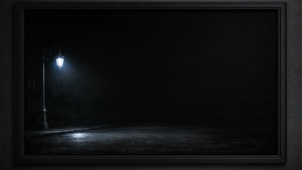 Dark Ambiance | Night Time Glow Screensaver | Wallpaper | Framed TV Art | Night | Luz Nocturna