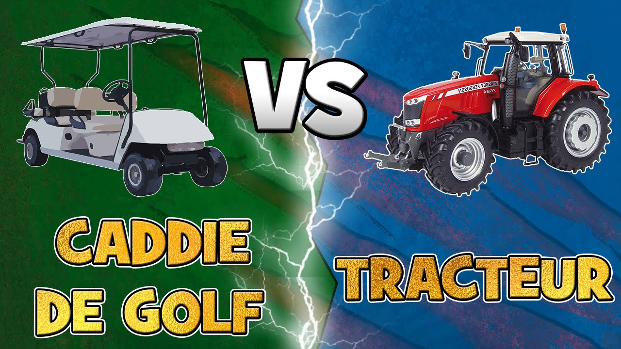 GTA V ONLINE | Caddie De Golf Vs Tracteur, sous la pluie !