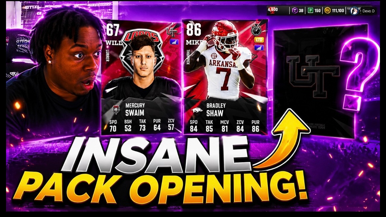 NCAA27 Deluxe Pre Order Bundle Pack Opening!!!! LTD Pull!!!!
