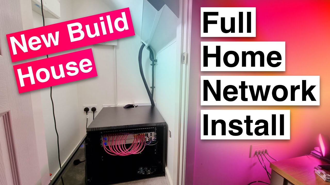 Installing Home Network Wiring in a Friend's New Build House - An In-Depth Look