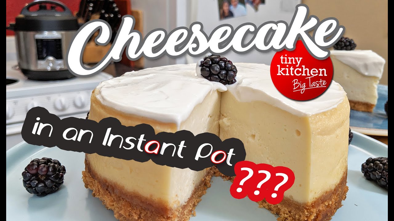 How to Make a Cheesecake in an Instant Pot // Tiny Kitchen Big Taste