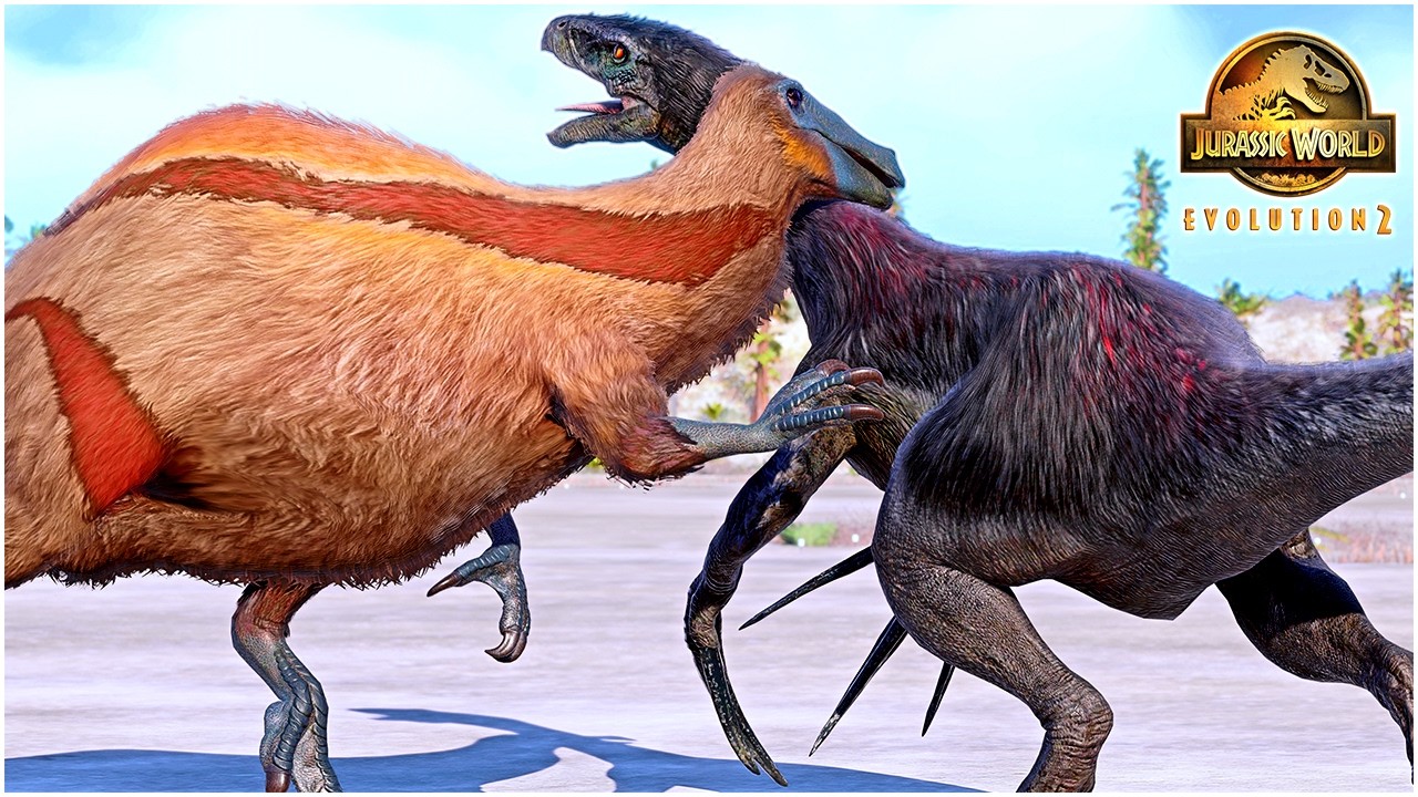 Deinocheirus VS All Carnivore & Herbivore Dinosaurs Killing Animations 🦖 Jurassic World Evolution 2