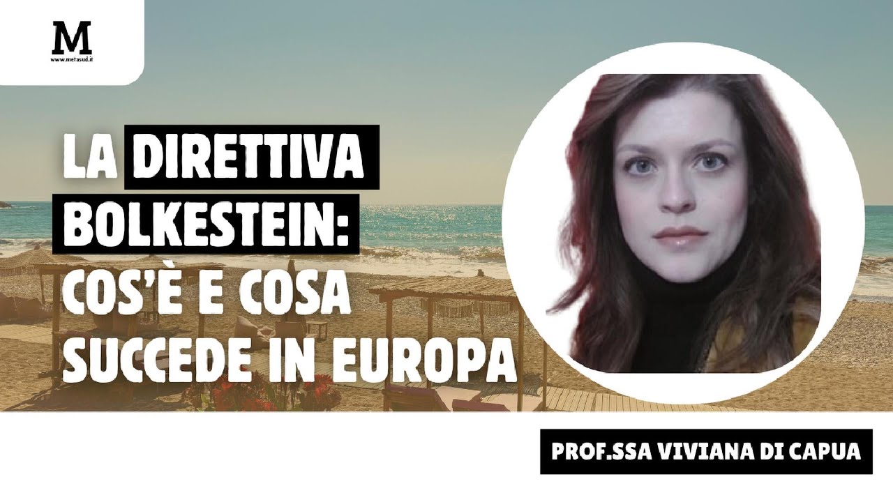 La direttiva Bolkestein: cos'è e cosa succede in Europa - Intervista alla prof.ssa Viviana Di Capua