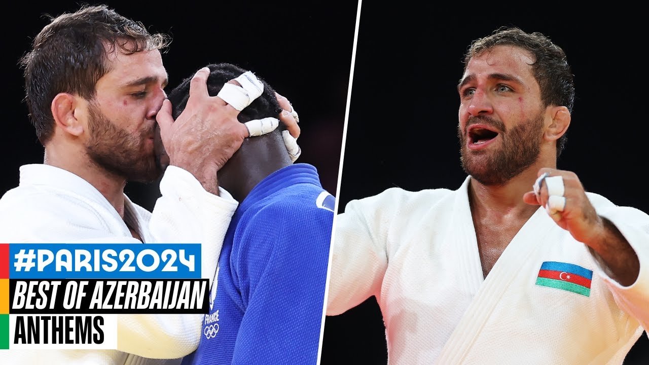 🇦🇿 Judo Kings Take the Mat! The best of Azerbaijan at the #Paris2024 Olympic Games | Anthems