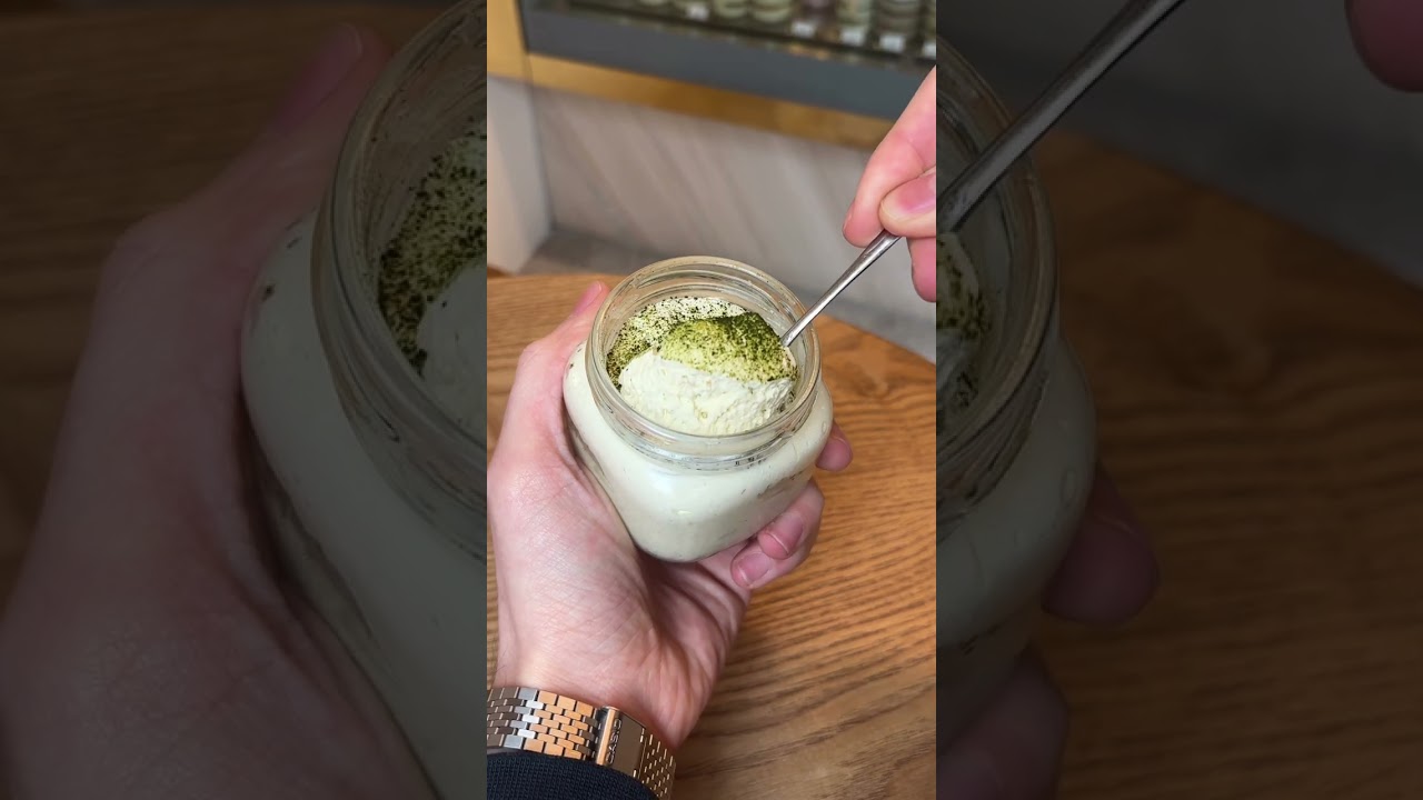 Matcha + Mascarpone in Milan 💚🇮🇹