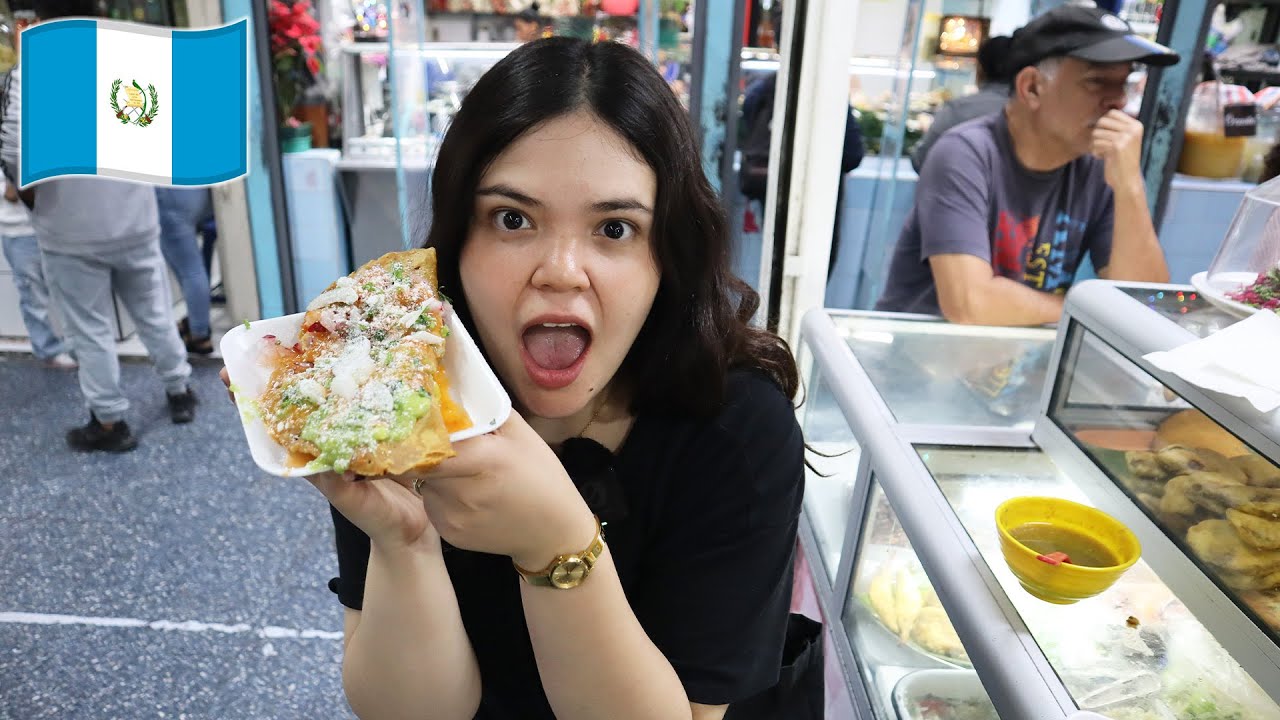🇲🇽 MI HERMANA conoce el MERCADO CENTRAL de GUATEMALA 🇬🇹 **Comimos dobladas 🤤**