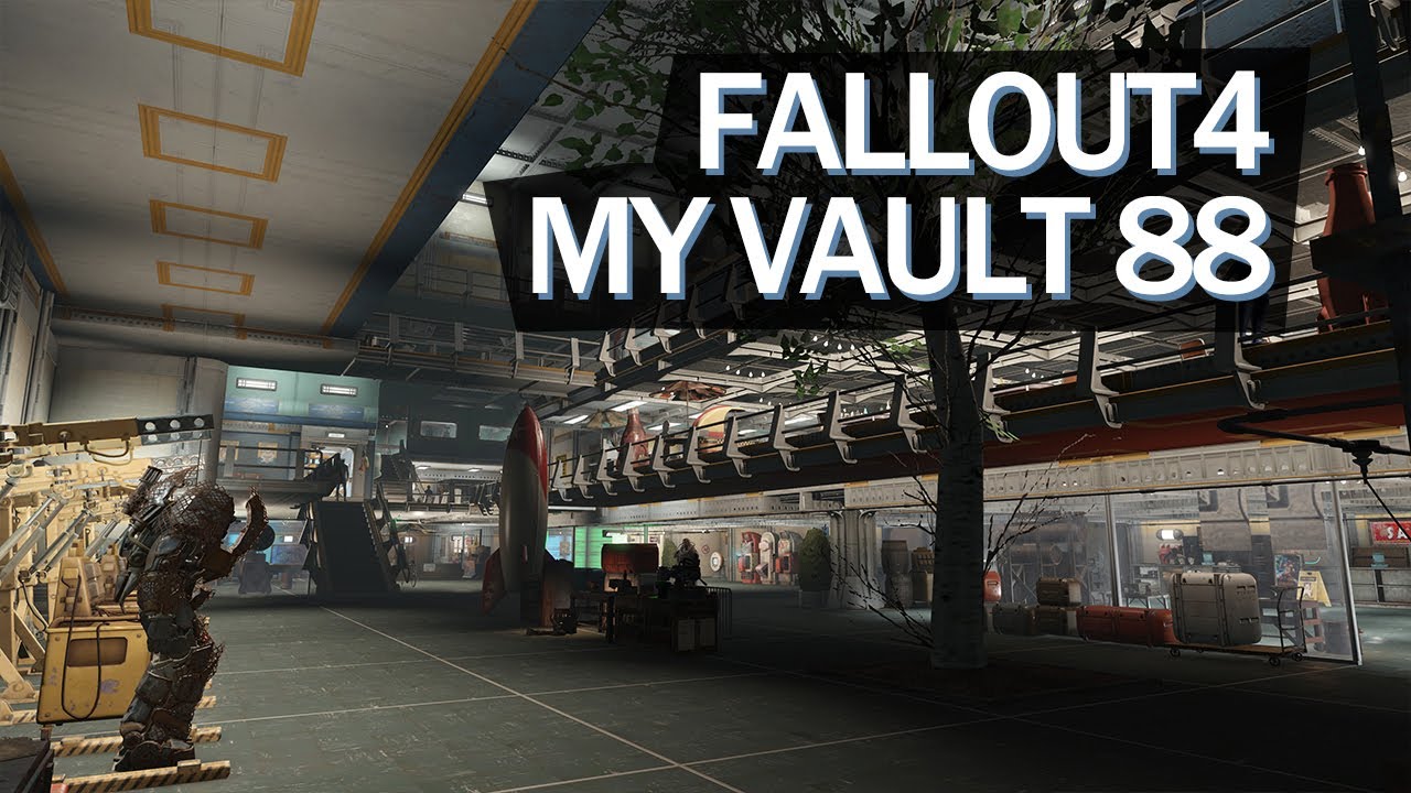 Fallout 4 Modded - What 90 hours built Vault 88 looks like | 4K Ultra