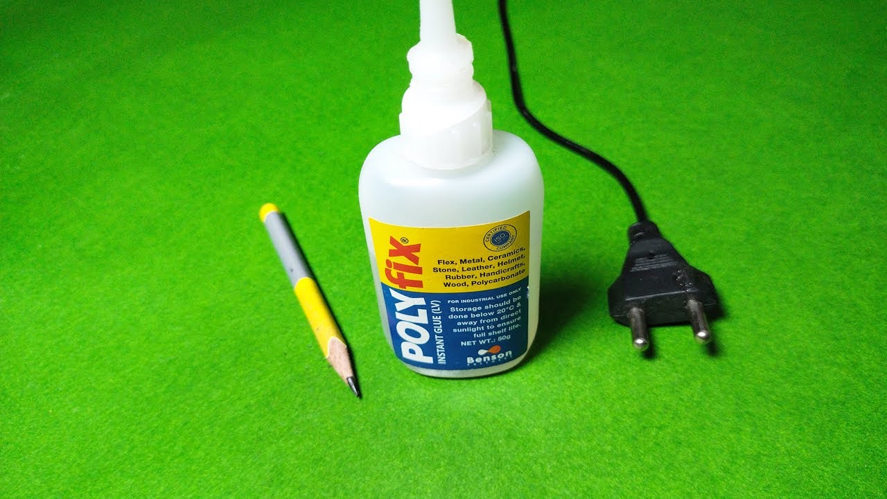 Repair Broken Plug easily using Polyfix Instant LV Glue
