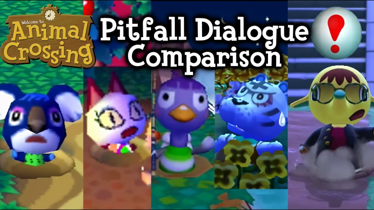 Animal Crossing - Pitfall Dialogue Comparison