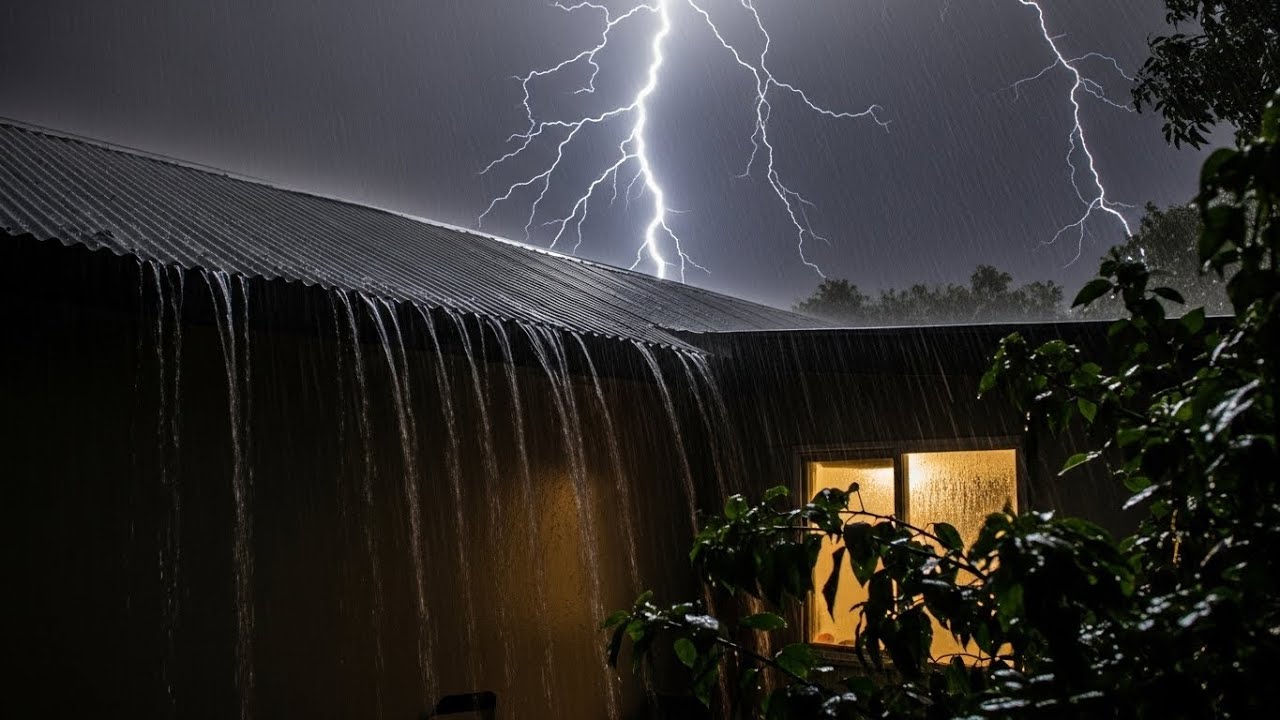 Relaxing Heavy Rain & Distant Thunder for Deep Sleep & Peaceful Dreams #8