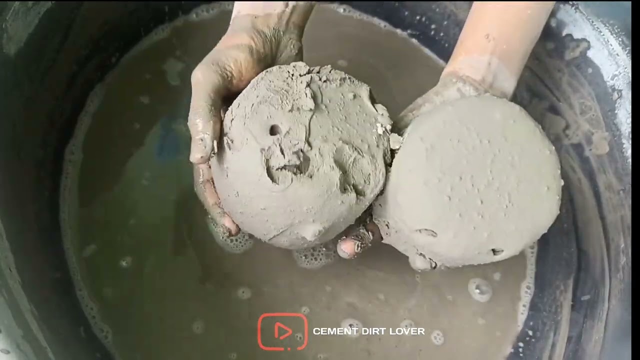 purecement crumbling water #dusty #bts #tamil #asmr#cementsand #purecement #reddirt #cementdirtlover