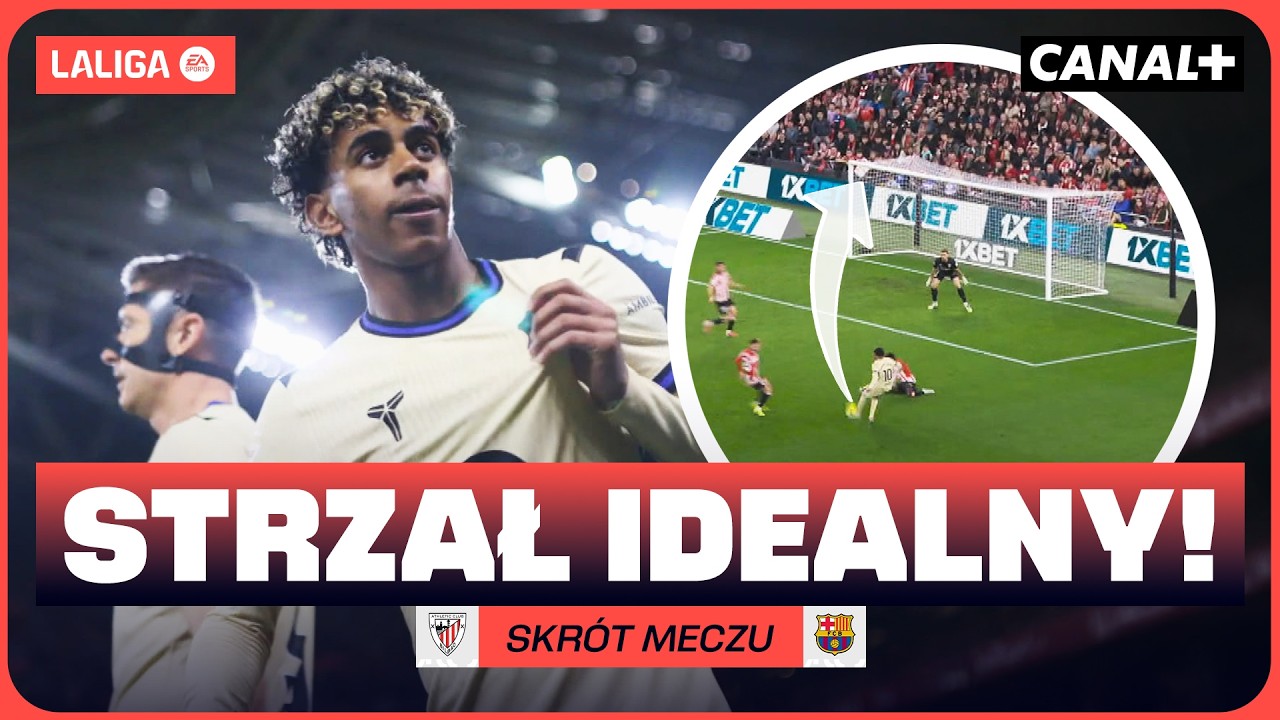 ZŁOTY RÓG YAMALA! TRUDNA PRZEPRAWA W BILBAO! ATHLETIC - BARCELONA, SKRÓT MECZU