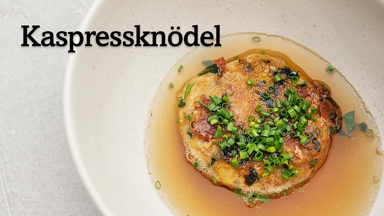 Kaspressknödel Rezept - Knödel selber machen - in Suppe