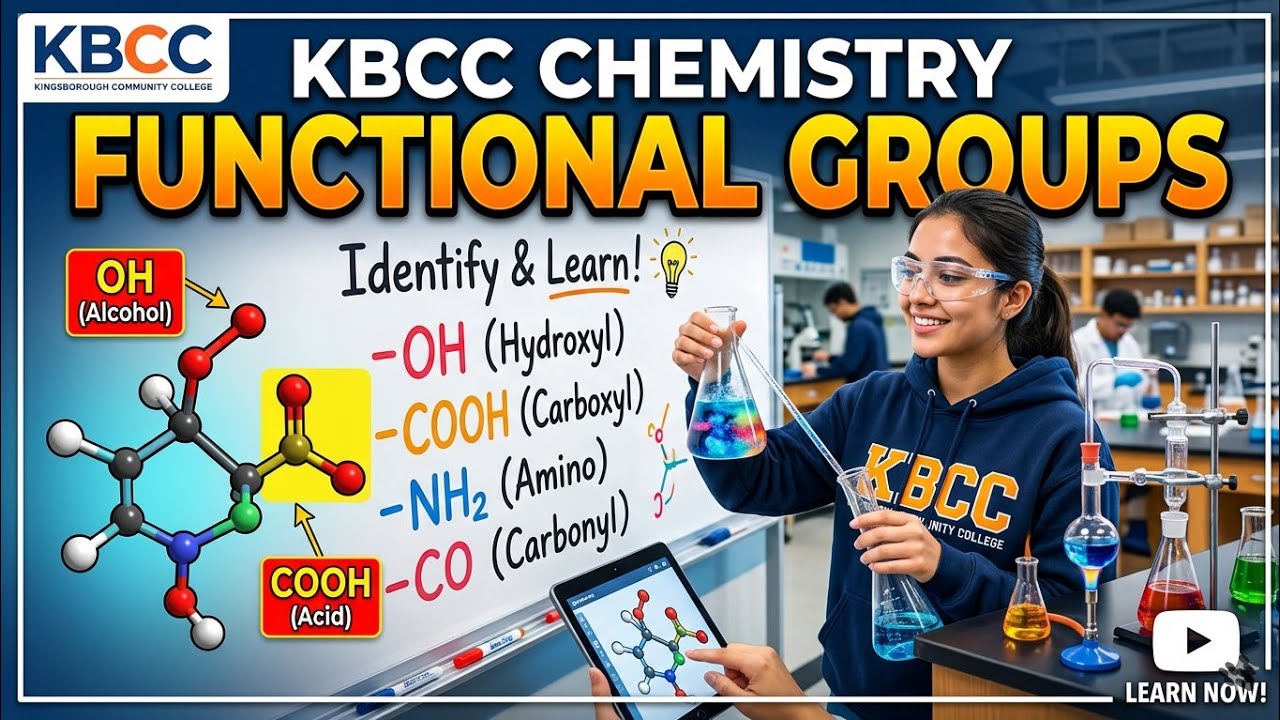 Functional groups( क्रियात्मक समूह)#वीडियो 