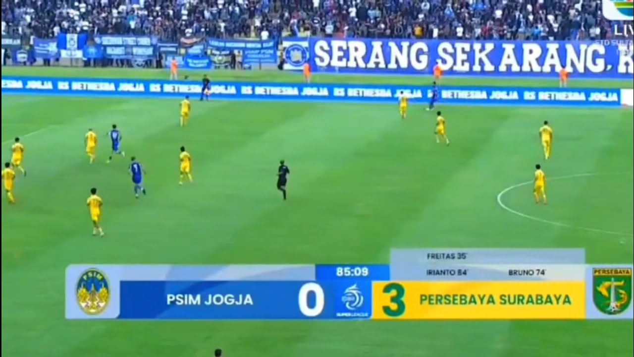 Full Highlight PSIM Jogja vs Persebaya Surabaya | Liga 1 Indonesia BRI super league 