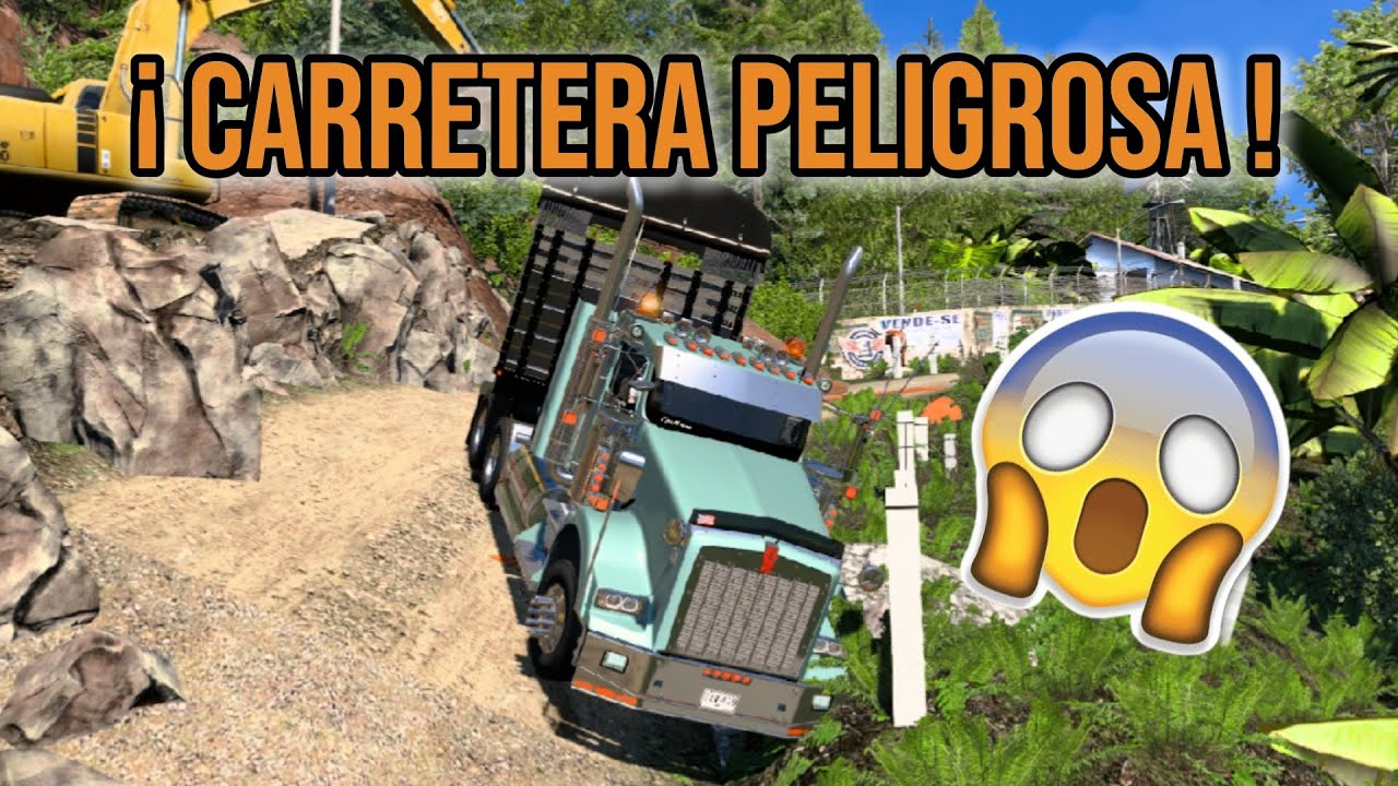 LLEVANDO UNA CARGA A RIO NEGRO POR CARRETERA PELIGROSA😱/ATS