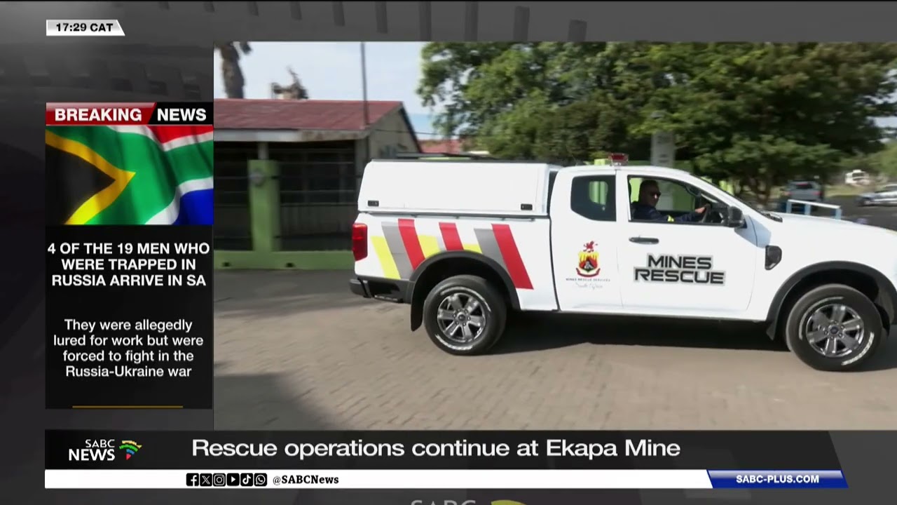 Rescue operations continue at Ekapa Mine in a race against time