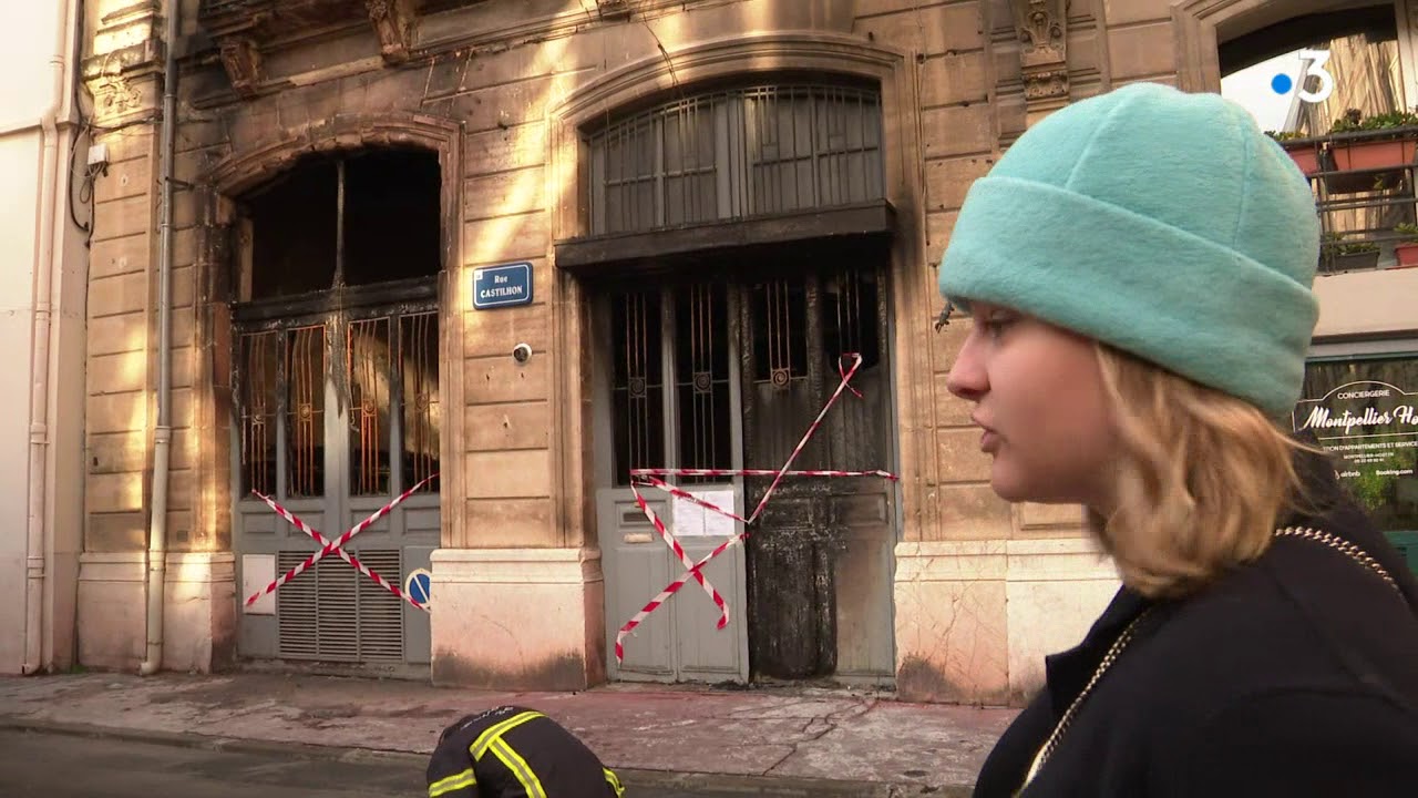 Montpellier : un incendie détruit trois étages d'un immeuble en centre-ville