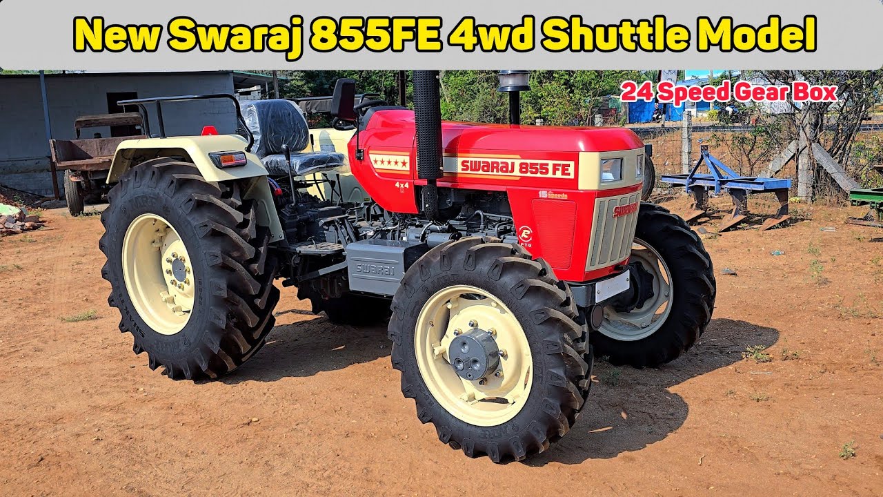 Swaraj 855 FE 4wd Shuttle 24 Speed Gear Box Model Full review | New Features and Technology