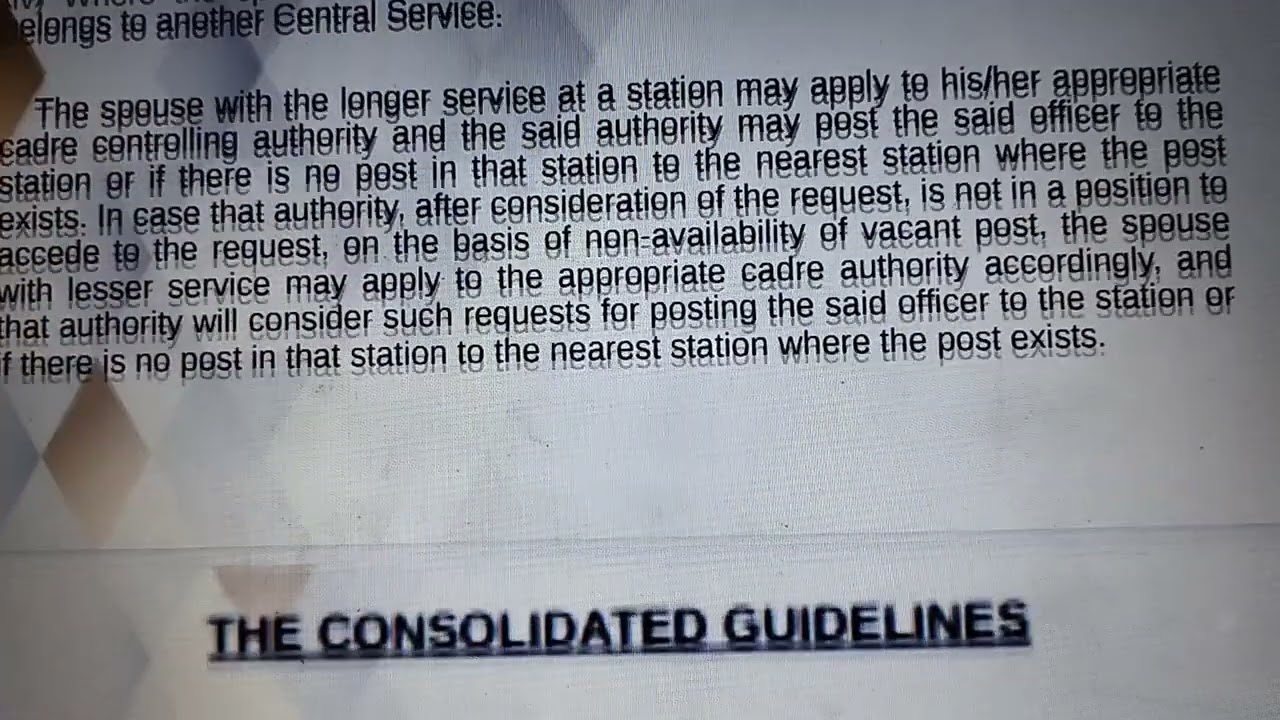 POSTING OF HUSBAND AND WIFE AT THE SAME STATION RULES         SPOUSE TRANSFER RULES