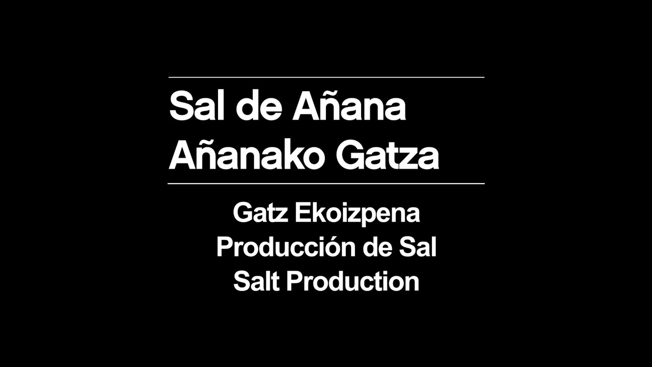 Valle Salado de Añana. Producción de sal / Gatz Ekoizpena / Salt Production