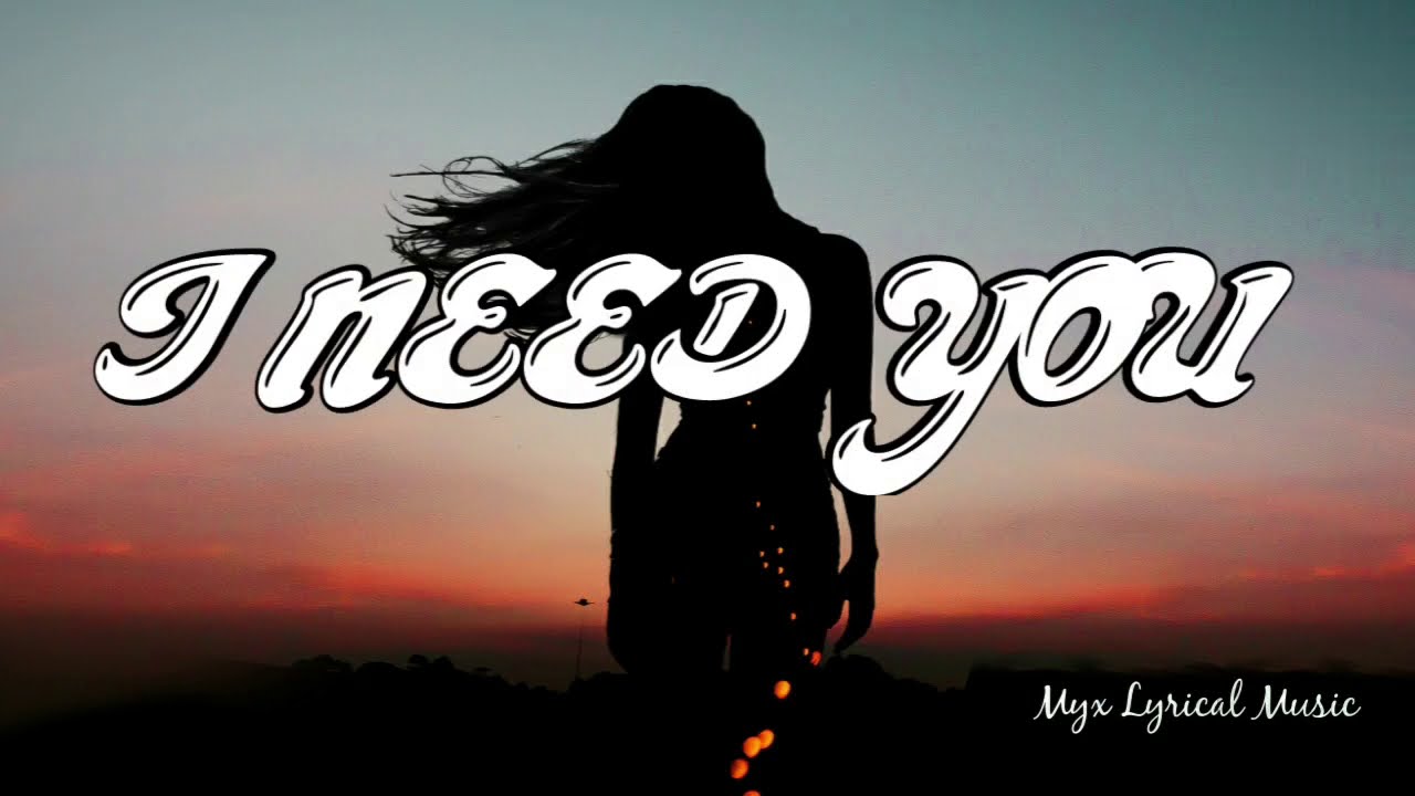 August Alsina - I Need You (Lyrics)