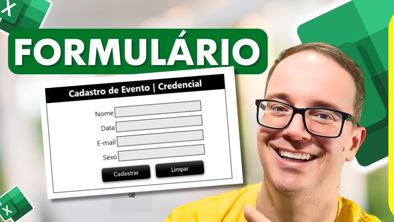 Crie Facilmente Formulário Automatizado no Excel
