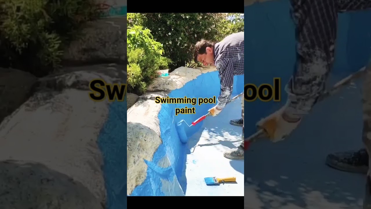 How to paint swimming pool  #applicationmethod @paintandcoatingtechnology