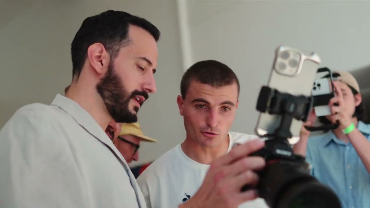 Skateboarding with Vincent Milou inside the MAM Paris - BTS