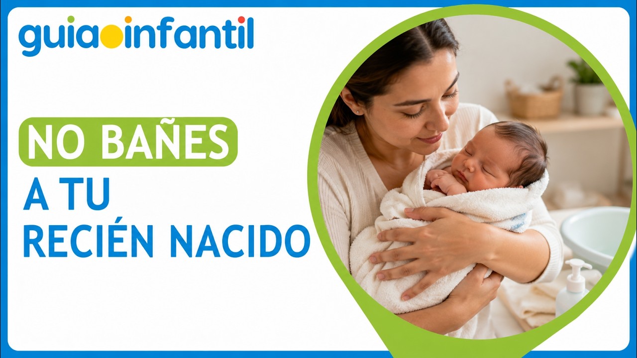 Vérnix caseosa, cuándo podemos bañar al recién nacido