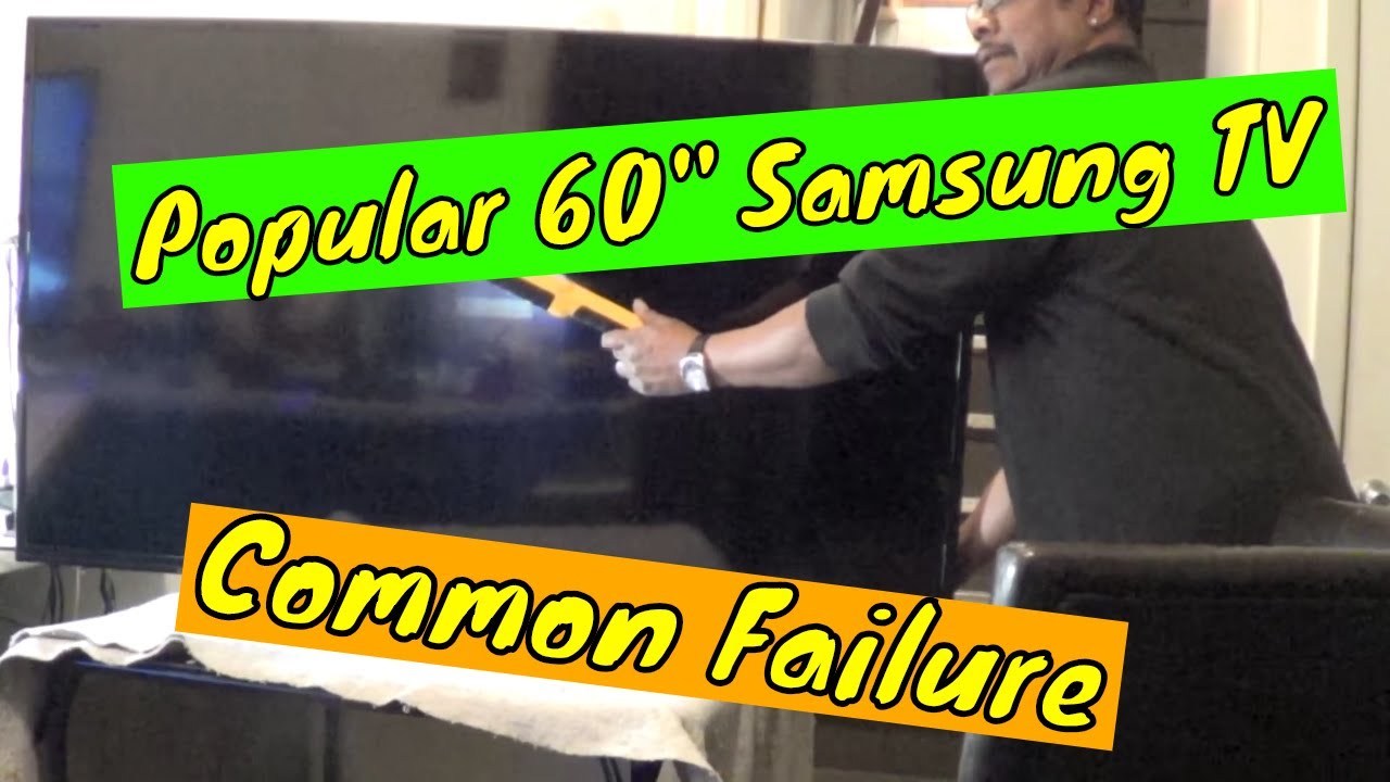 Samsung UN60J620D без подсветки, разборка и замена светодиодов.