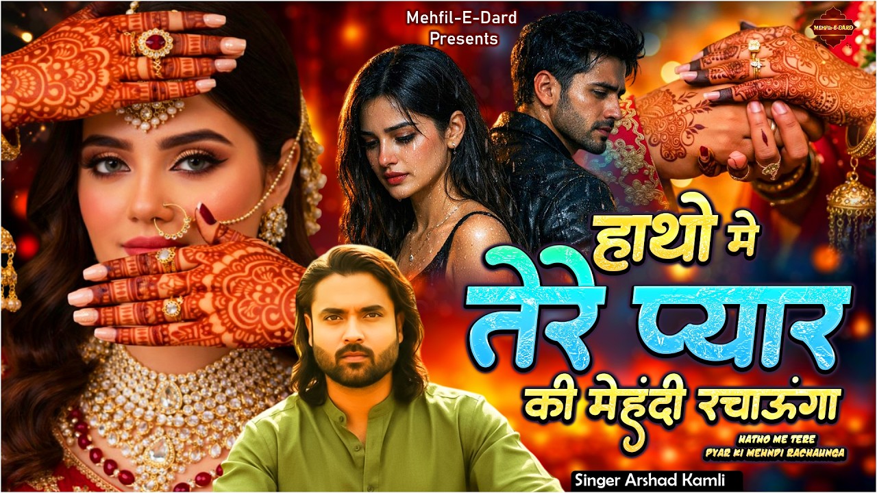 हाथों में तेरे प्यार की मेहंदी रचाऊंगा -Arshad Kamli - Dard Bhare Gane - Hindi Sad Song 2026 #gajal