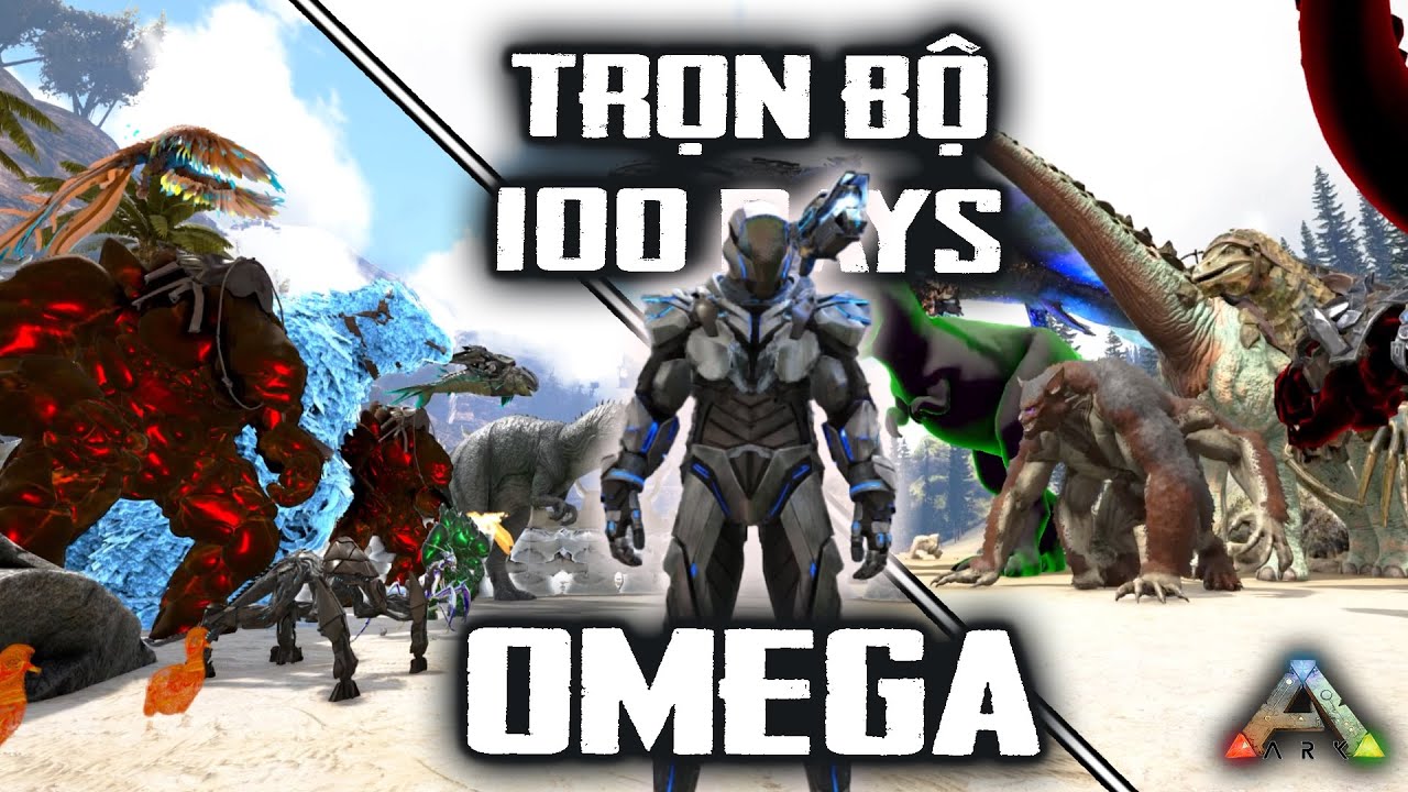 Trọn bộ 100% hành trình mình sinh tồn trong ARK Omega