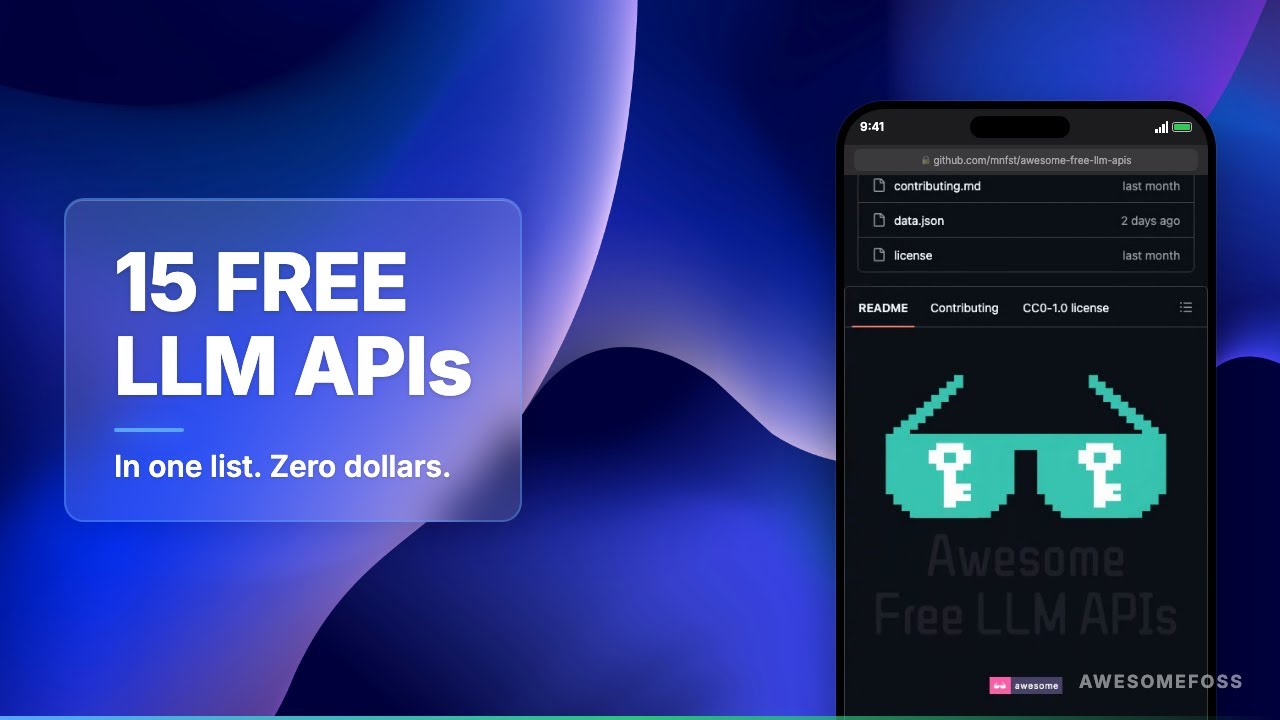 Список бесплатных API для LLM: 15+ провайдеров, ноль затрат, всё в одном месте